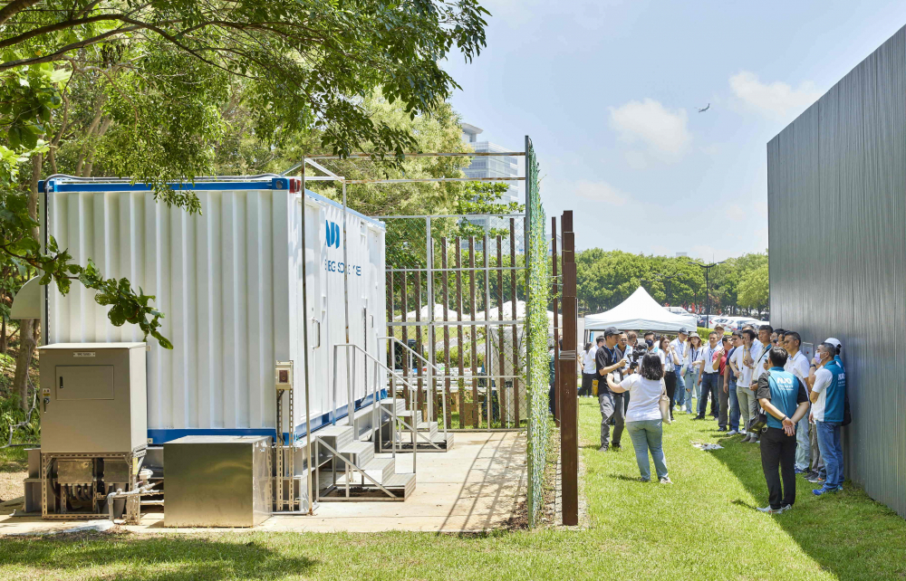 友達西大墩窯文化館建置屋頂全綠電及儲能櫃，為兼具創能儲能的永續綠能場域