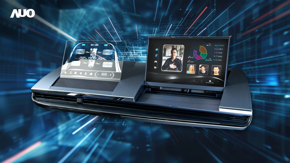 bb贝博BallbetMicro LED Display HMI解决方案打造透明Micro LED前座仪表，呈现信息并保留驾驶视野开阔；亦为副驾驶座乘客打造收放自如的Micro LED屏幕，在不影响显示质量的前提于显示区内建镜头，让用户能与视讯对象直接眼神接触，提供绝佳的双向沟通体验