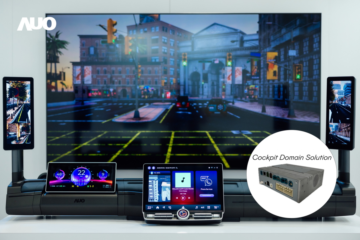 友達「智慧座艙域控解決方案」可做為車內運算的核心平台，驅動創新人機介面與豐富的座艙應用，獲得台灣精品標誌肯定