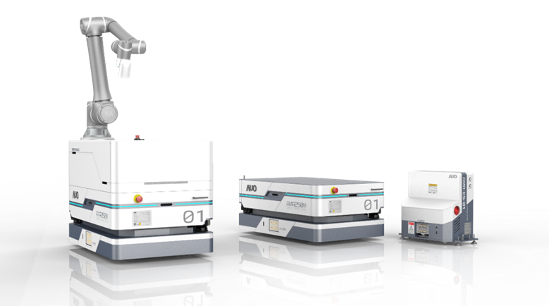 友達數位開發的自主式移動機器人（AMR250M），搭配全向輪並結合AI演算法、2D LiDAR、3D攝影機等技術，協助客戶實現產線全自動化